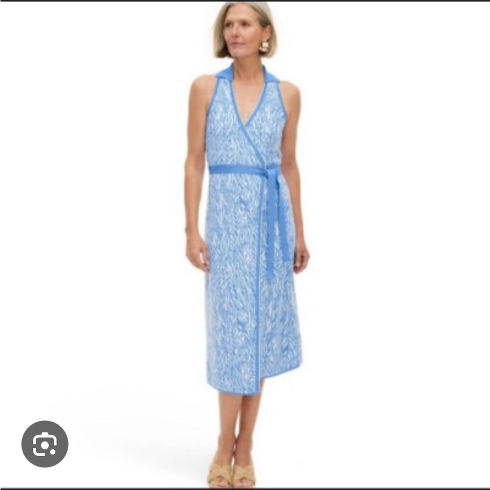 Diane Von Furstenberg DVF x Target Blue Wrap Dress